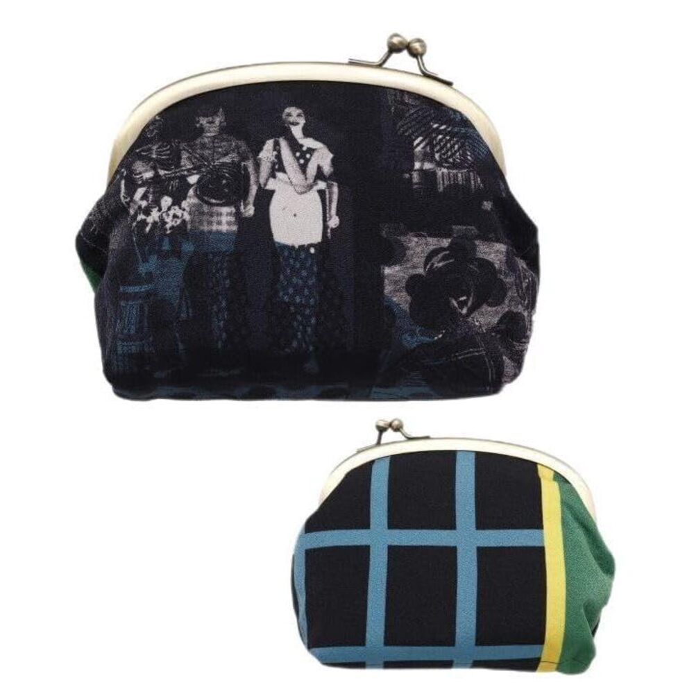 9296 [ Kaya] Gamaguchi - Multi Pouch With Clasp Collabolation With Tamao